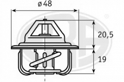 WILMINK GROUP wg1492789 -  Термостат, охлаждающая жидкость